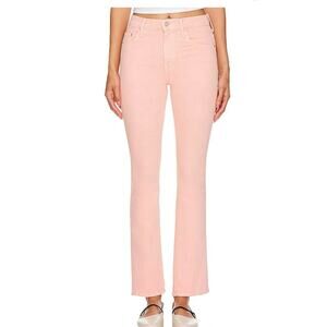 Mother the Insider Hover Jeans in Peach Parfait